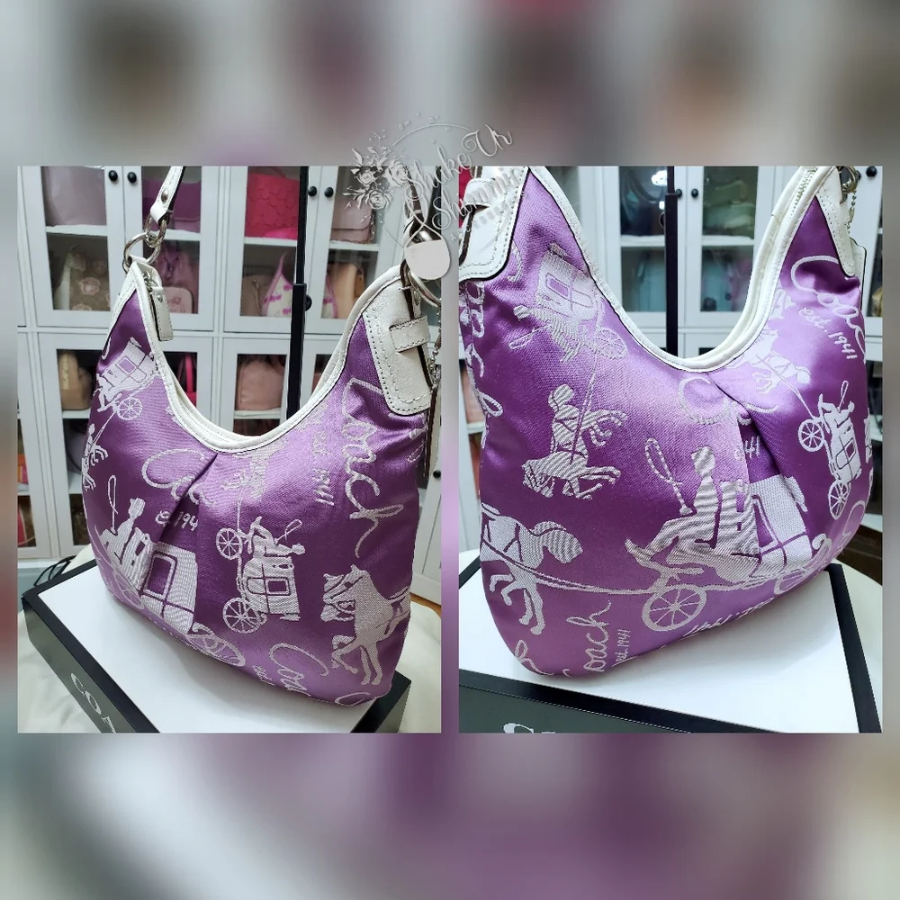COACH HORSE & CARRIAGE HOBO - Picture 3 of 16